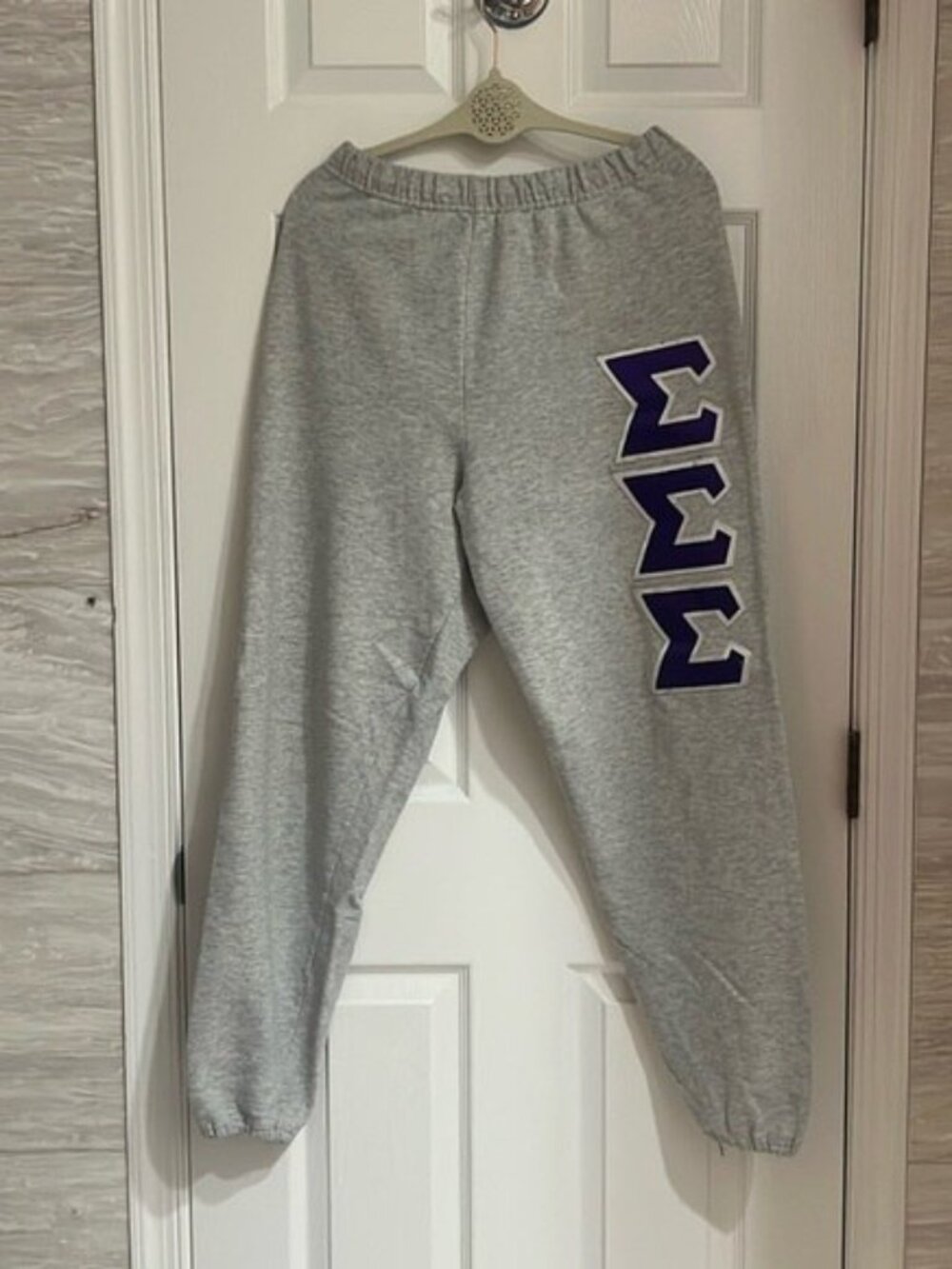 Tri Sigma Sorority Sweatpants. Jerzees Brand. Size Small